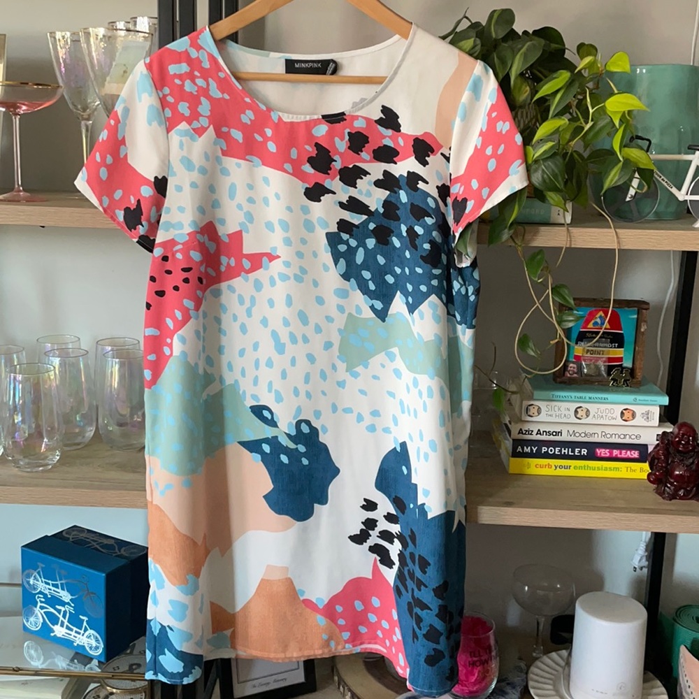 Red dress Minkpink shift dress